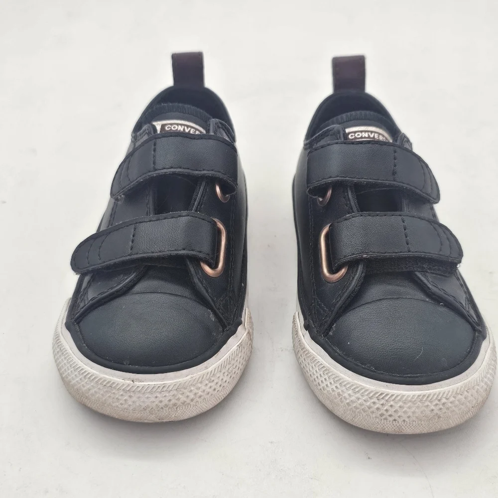Converse Chuck Taylor All Star 2V Toddlers Sneakers Black Infant Size 7